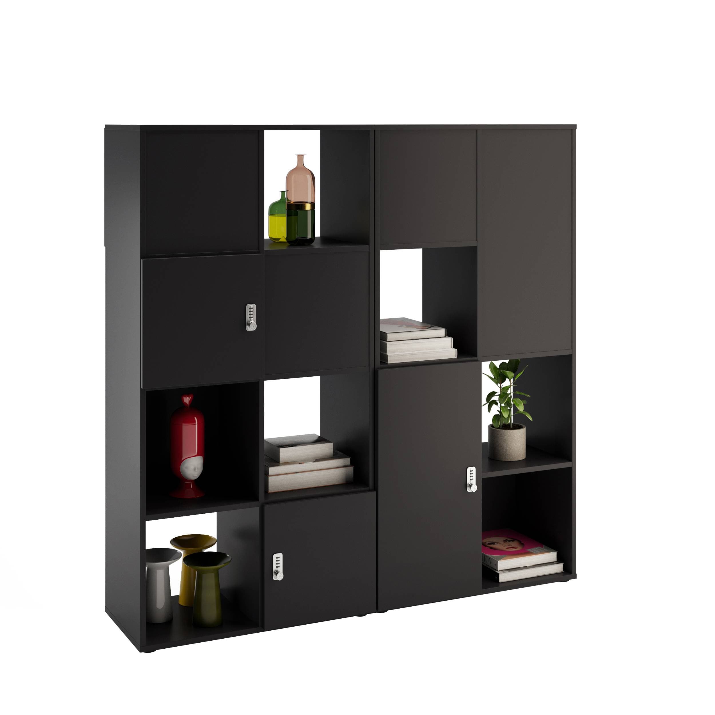 Rangement BOB 3 modules simples avec panneau arrière Configuration - Bisley