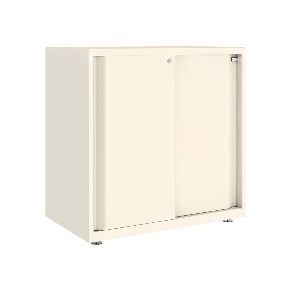 Armoire à rideaux Glide Portes et dos pleins plateau métal - Bisley