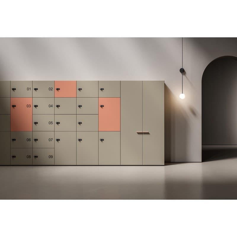 Casier vestiaire ABA 5 portes H.193,8 BRALCO