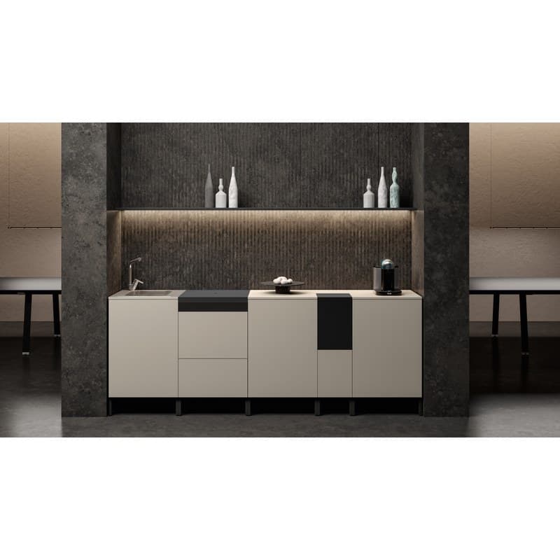 Kitchenette DOMOMAG 243 cm avec colonne BRALCO