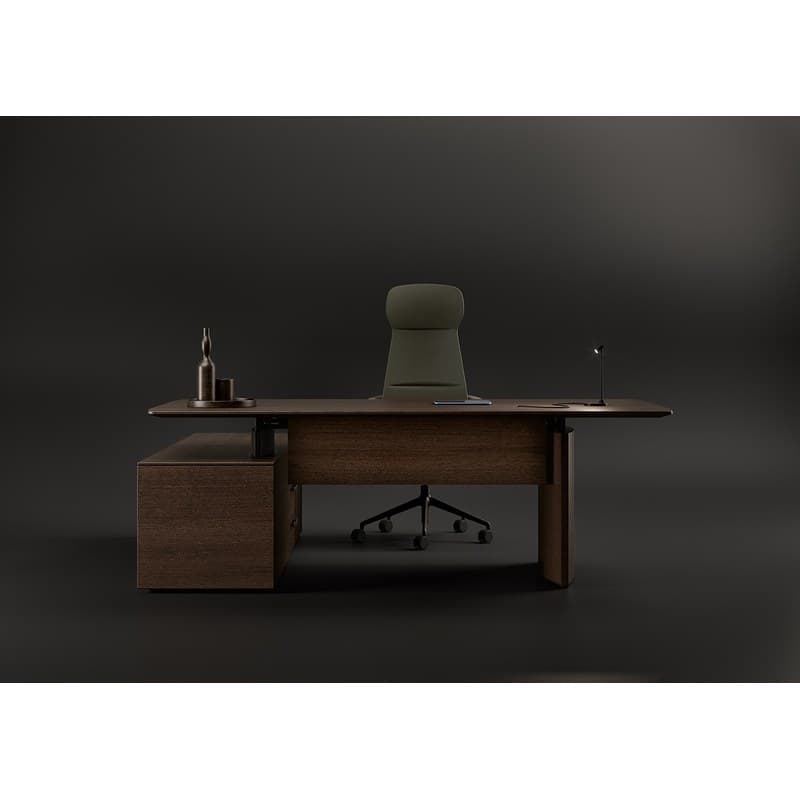 Bureau de direction ELEVA sur meuble BRALCO