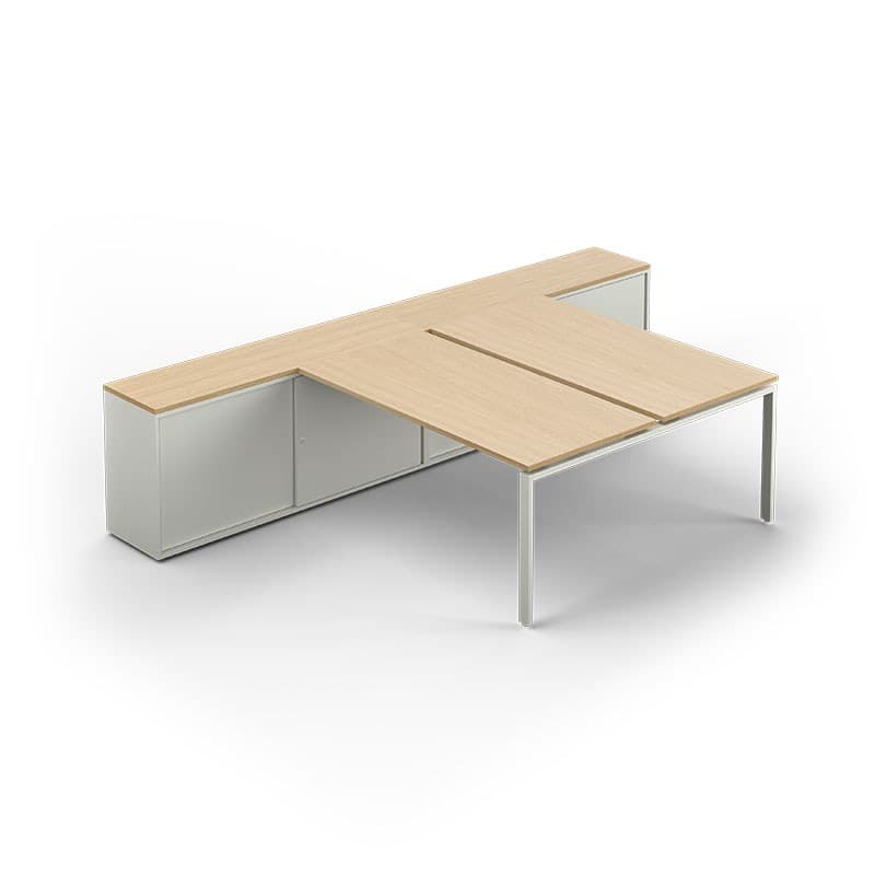 Bench CONECT avec rangements de proximité EOL