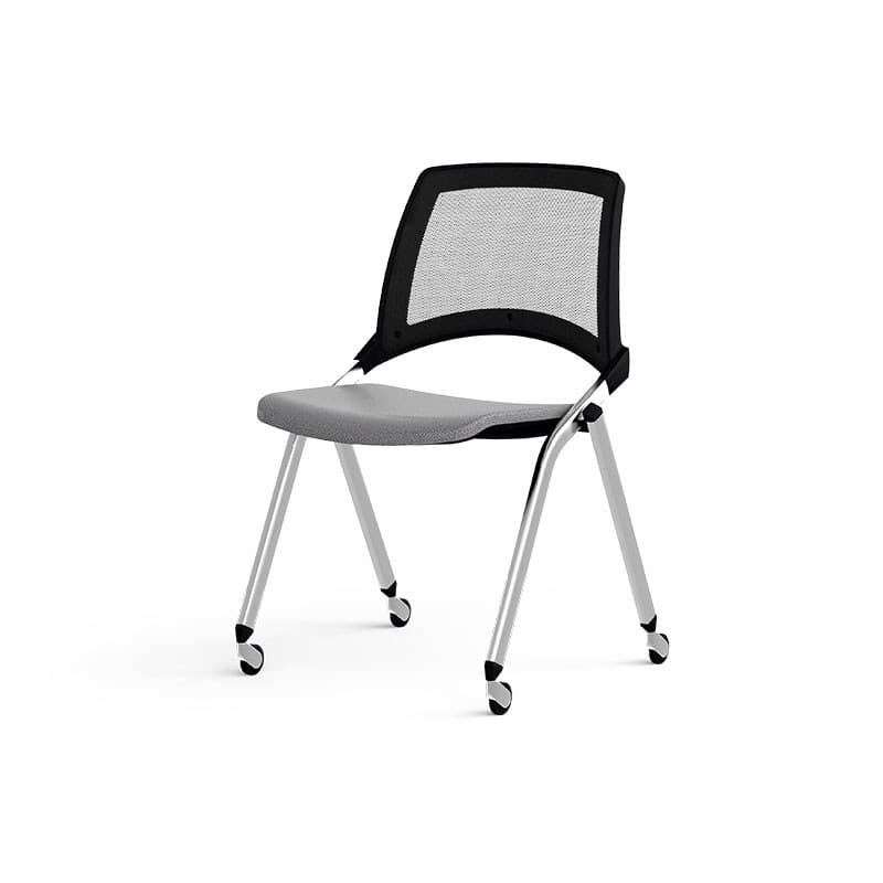 Chaise EMI dossier résille sur roulettes EOL