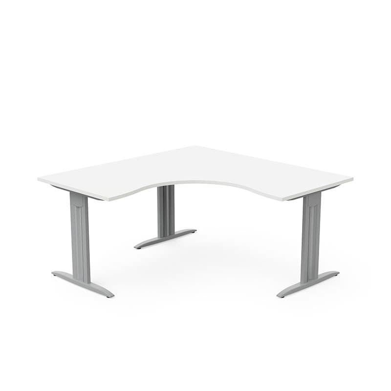 Bureau compact symétrique 90° IDOL 3 pieds EOL