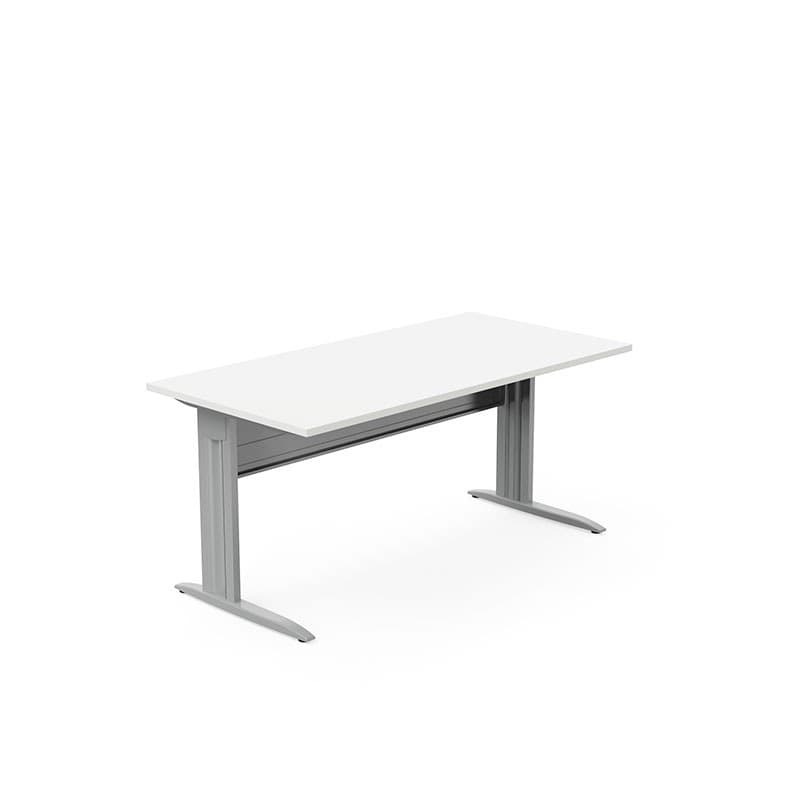 Bureau IDOL pieds décentrés et voile de fond EOL