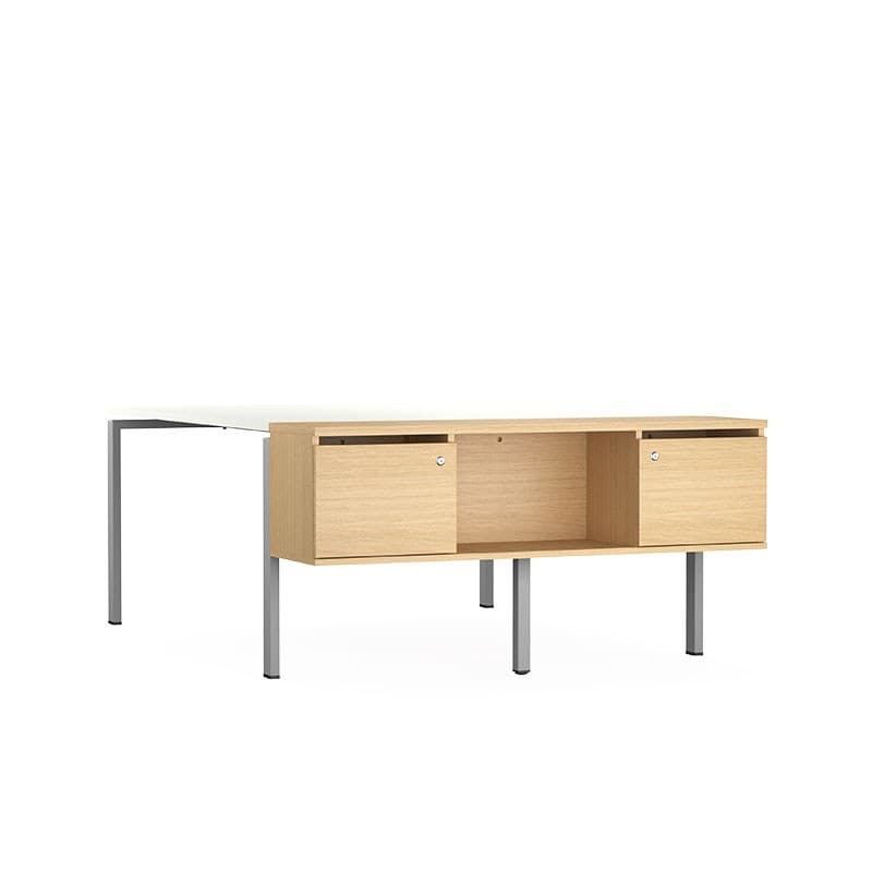 Meuble JAMES 2 portes et niche pour bench P. 142 cm EOL