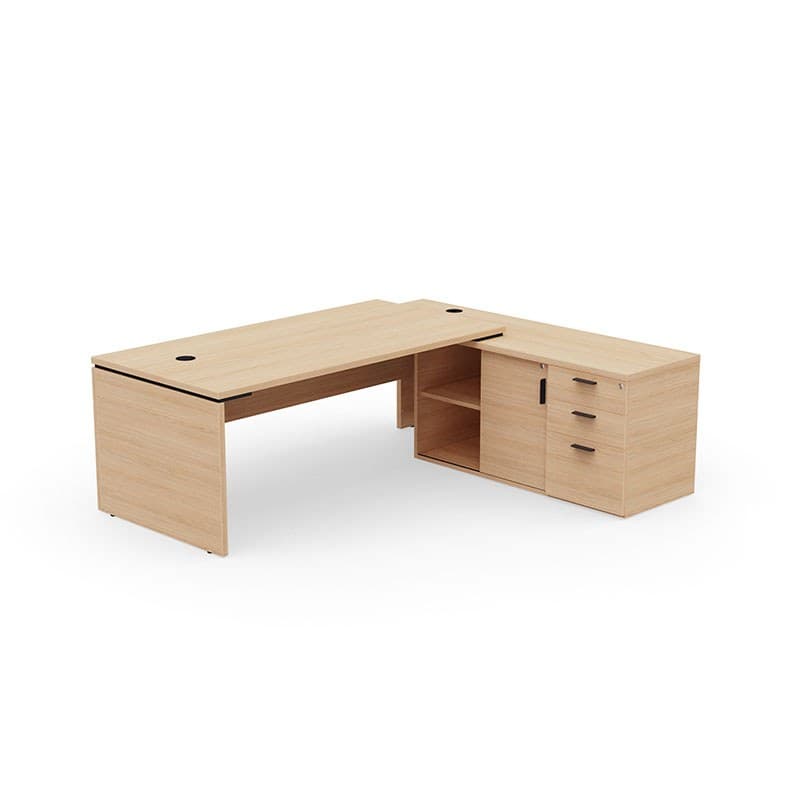 Bureau KARA avec meuble de rangement porteur EOL