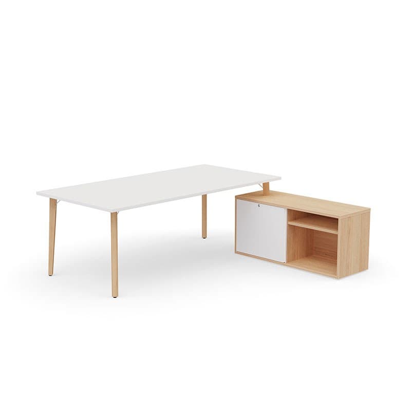 Bureau ROBIN P. 100 cm avec rangement porteur EOL