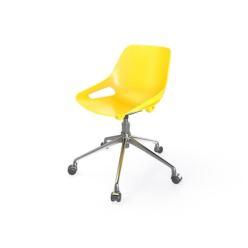 Chaise de conférence ROSALIE sur roulettes EOL