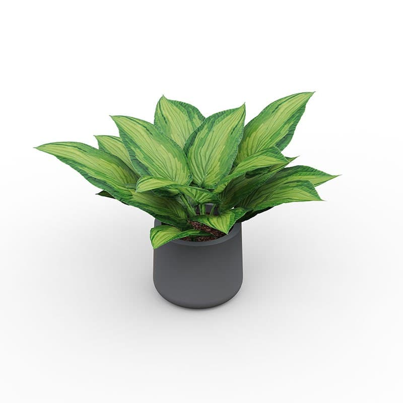 Plante artificielle HOSTA en pot EOL