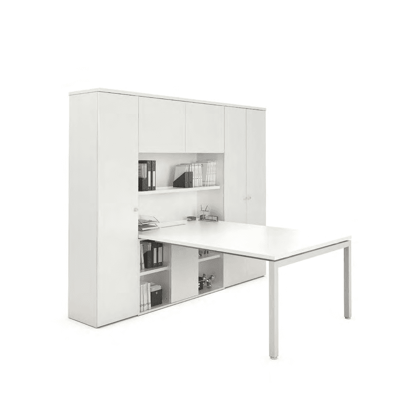 Poste de travail SEMIDIRECTION avec armoire haute - Forma 5