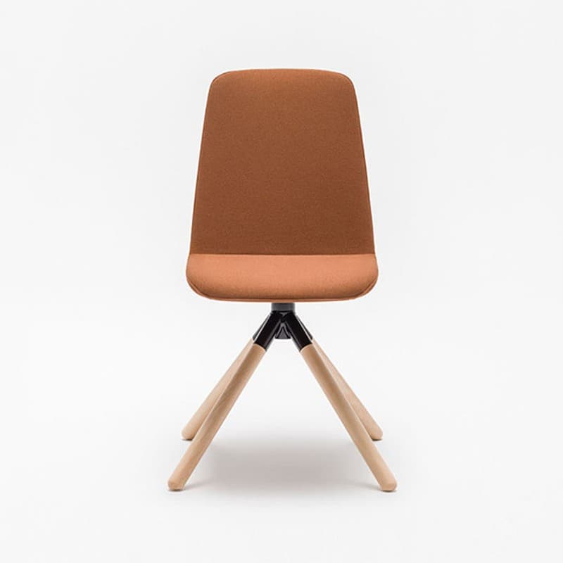 Chaise pivotante pied en bois ULTI