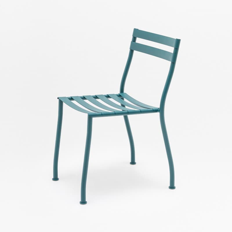 Lot de 2 chaises en métal FLANER - MDD