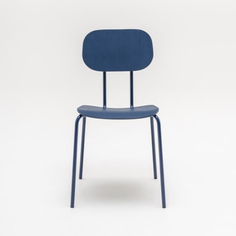 Chaise assise/dossier en bois NEW SCHOOL MDD