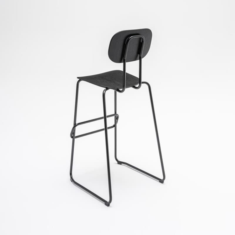 Tabouret assise en bois NEW SCHOOL MDD