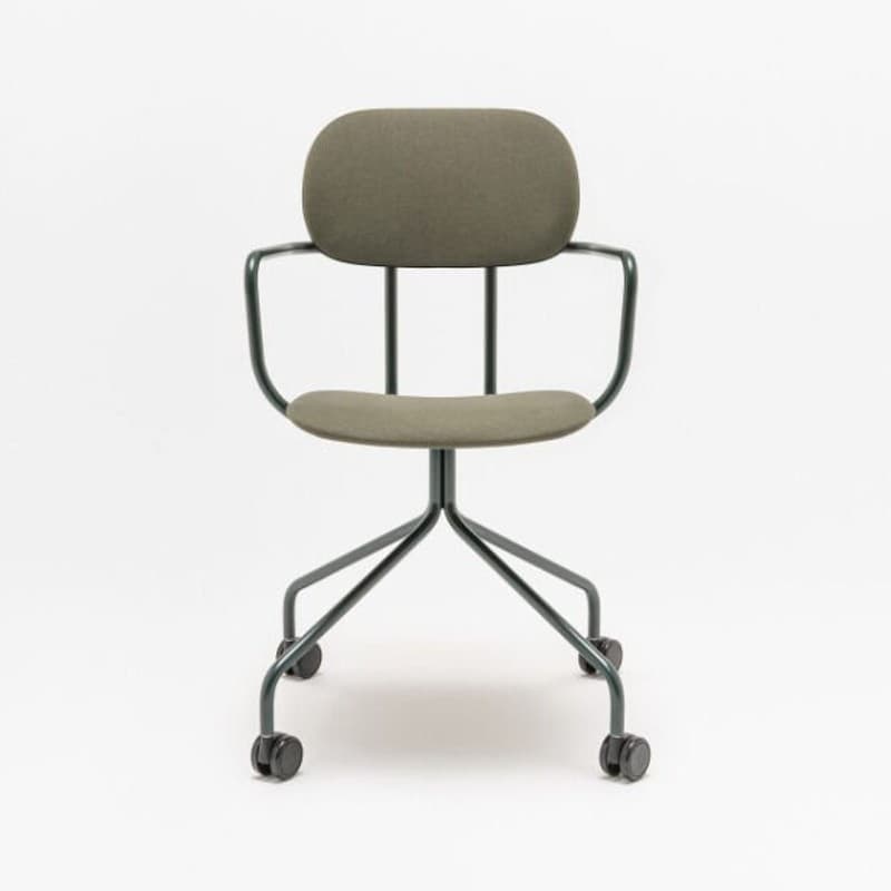 Chaise sur roulettes en tissu NEW SCHOOL - MDD