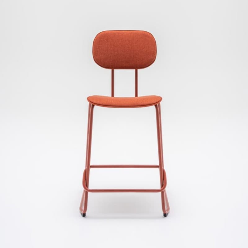 Tabouret haut tapissé NEW SCHOOL MDD