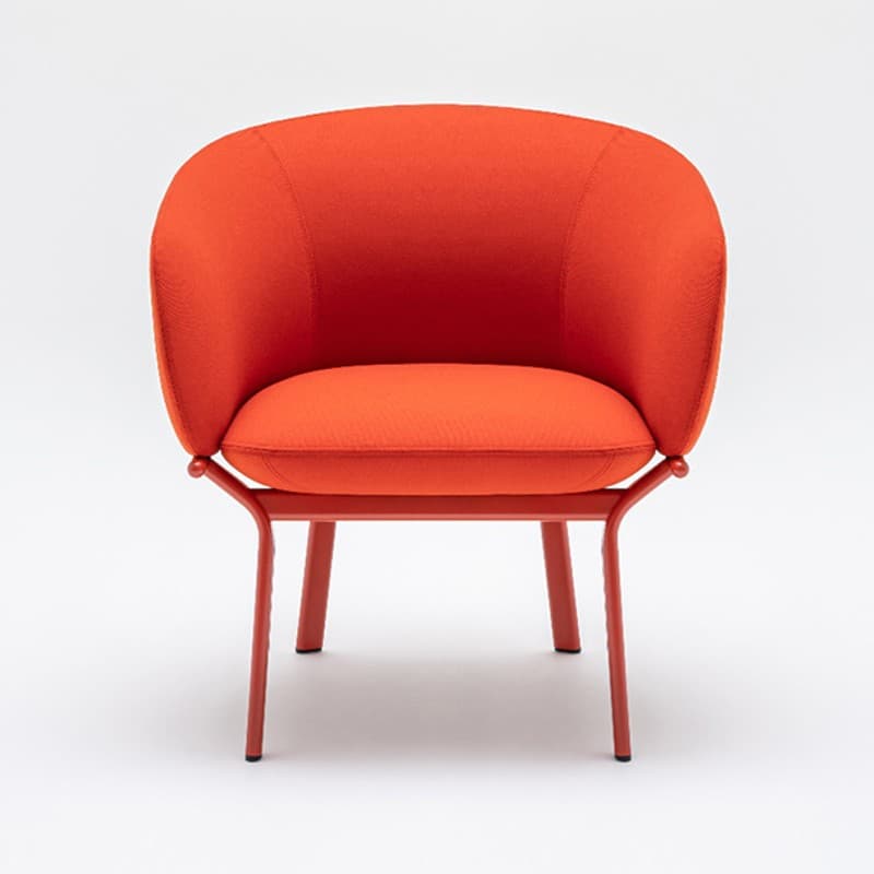 Fauteuil lounge pieds métal GRACE - MDD