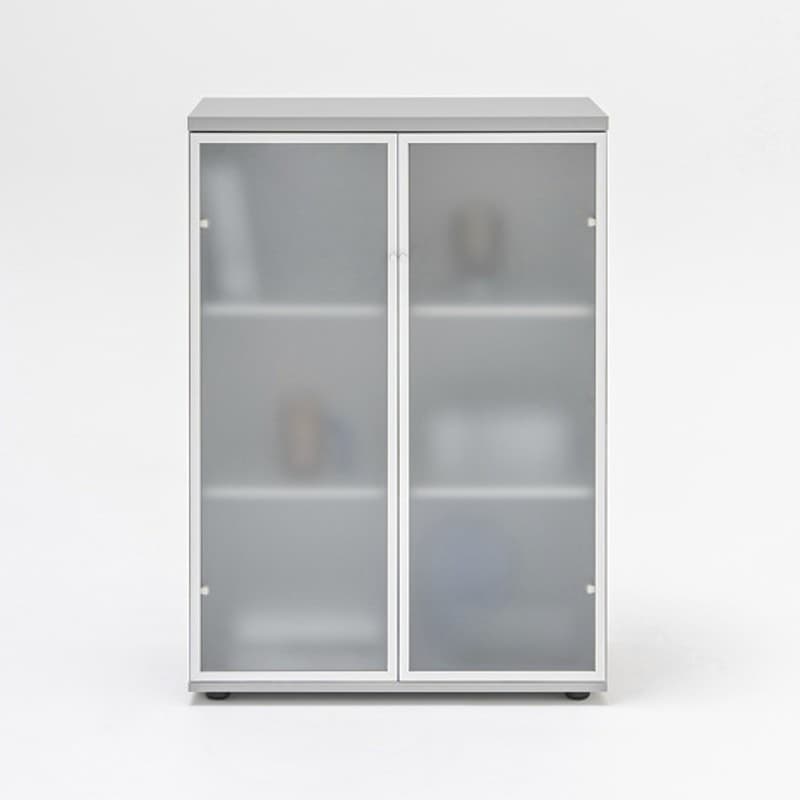 Armoire porte battante vitrée H 113 cm STANDARD