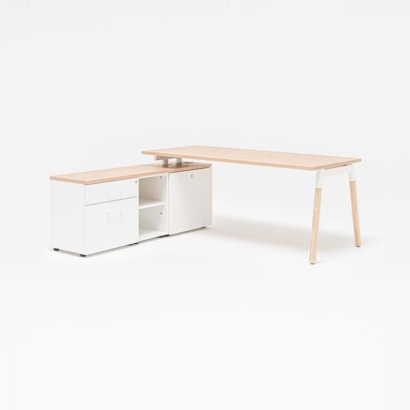 Bureau avec rangement OGI W - MDD