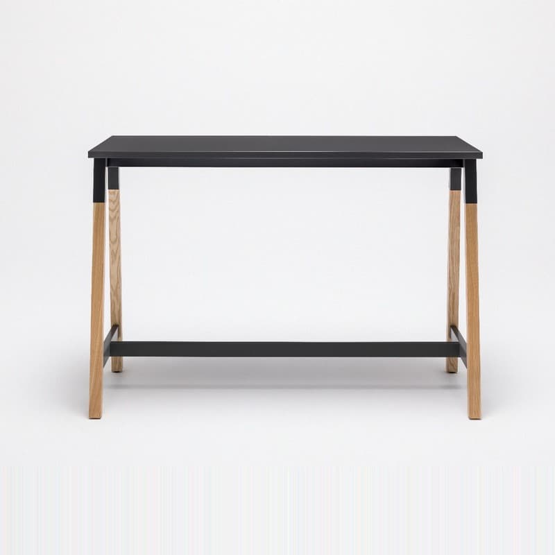 Tables hautes pieds en bois OGI W H 90 cm