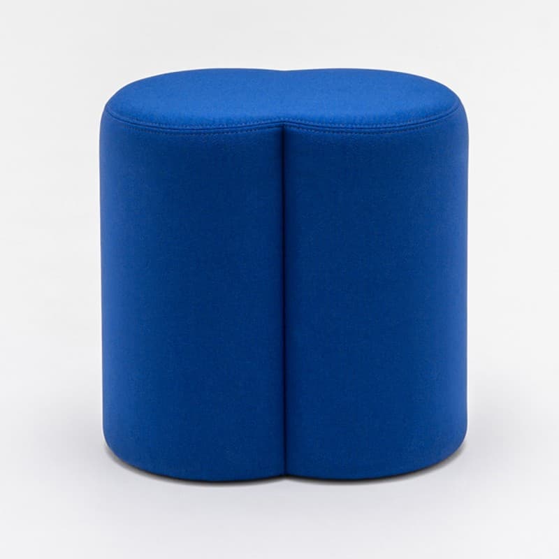 Pouf rembourré tapissé oval MIX MDD