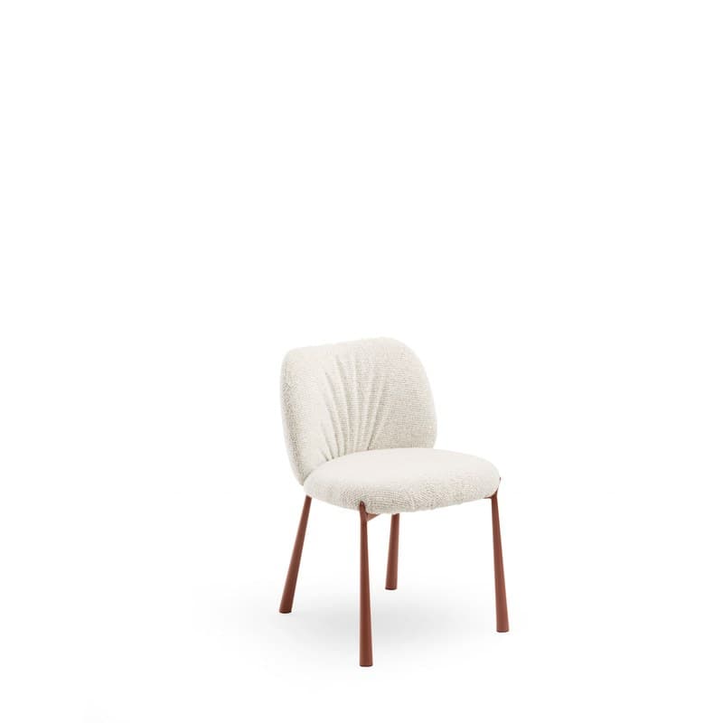 Chaise MYS en tissu, pieds métal - MIDJ