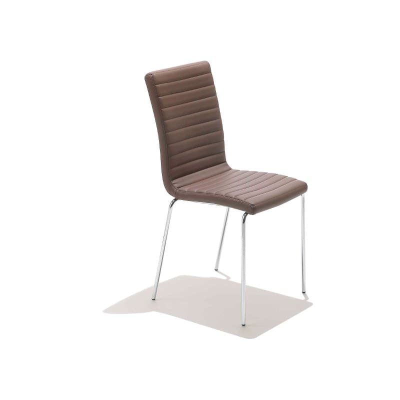 Chaise STAR en tissu, pieds métal - MIDJ