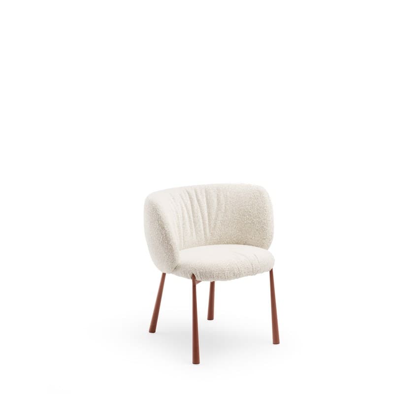 Fauteuil MYS en tissu, pieds métal - MIDJ