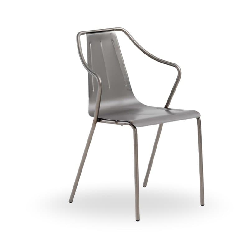 Fauteuil OLA en inox - MIDJ