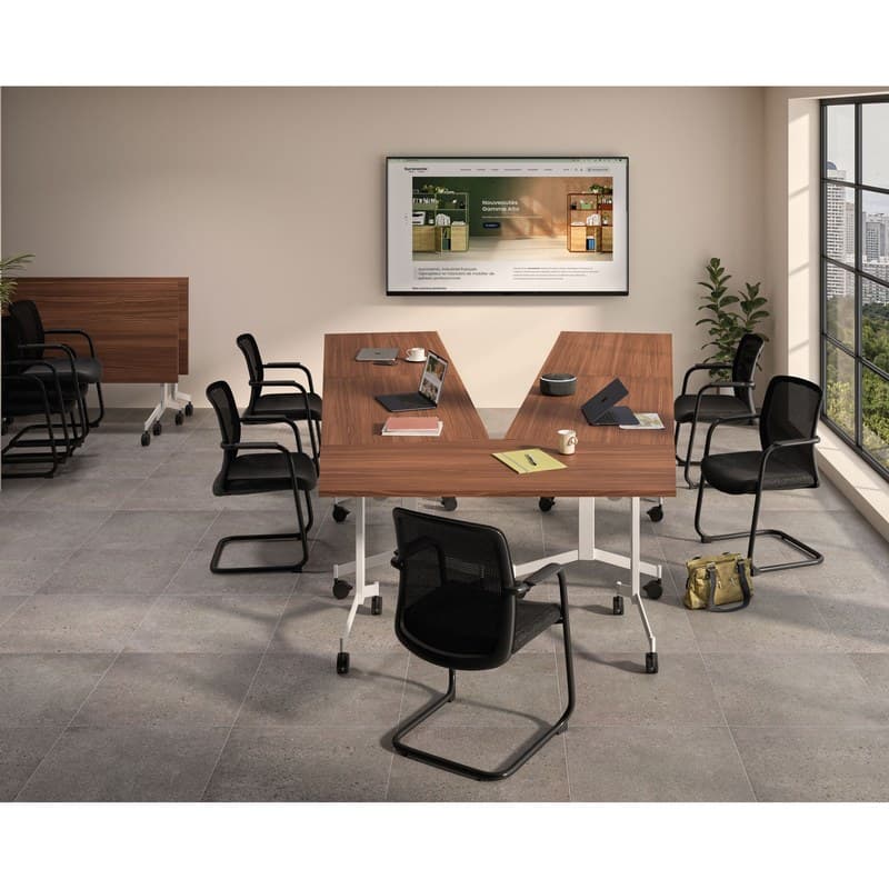 Table demi-lune abattante EUREKA