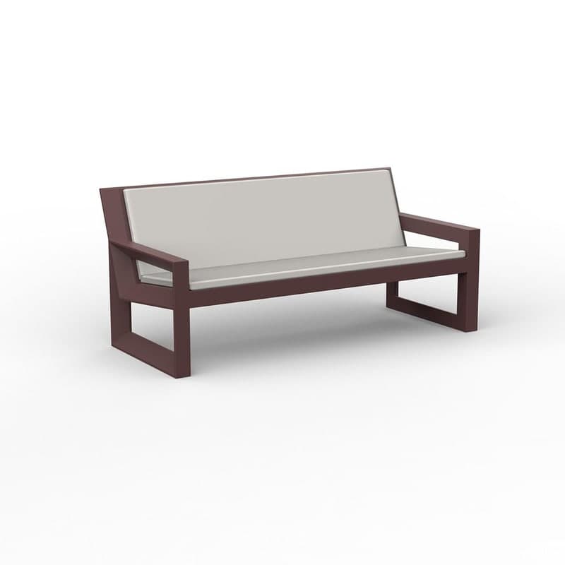 Canapé design in & out FRAME - grenat