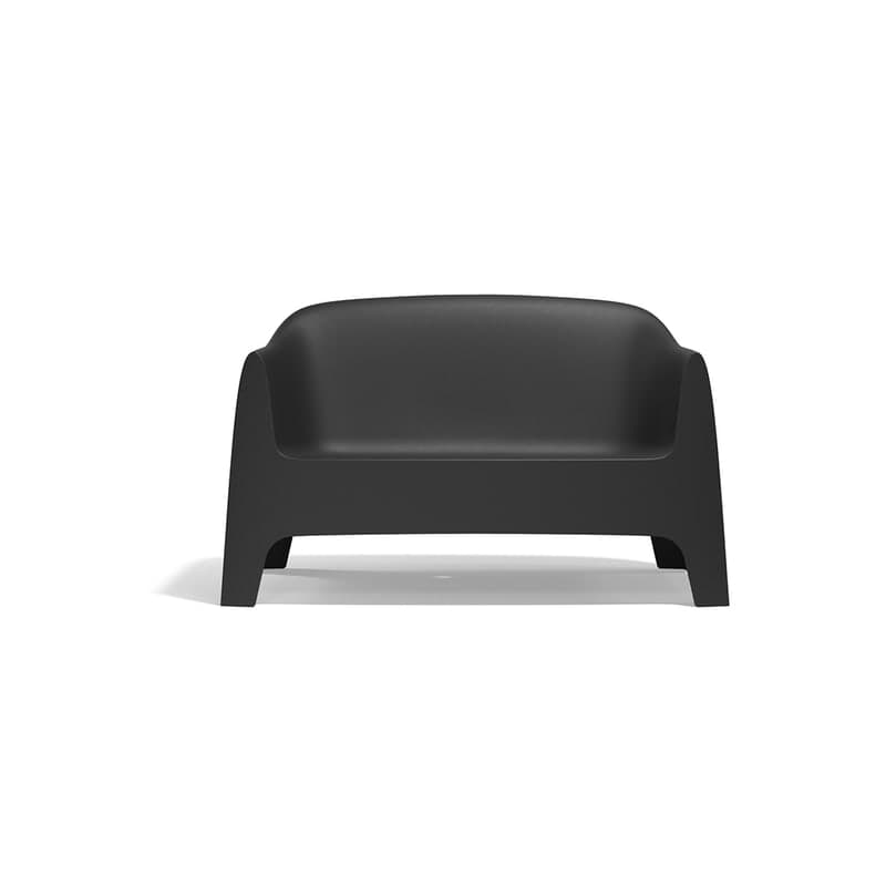 Canapé outdoor 2 places SOLID - noir