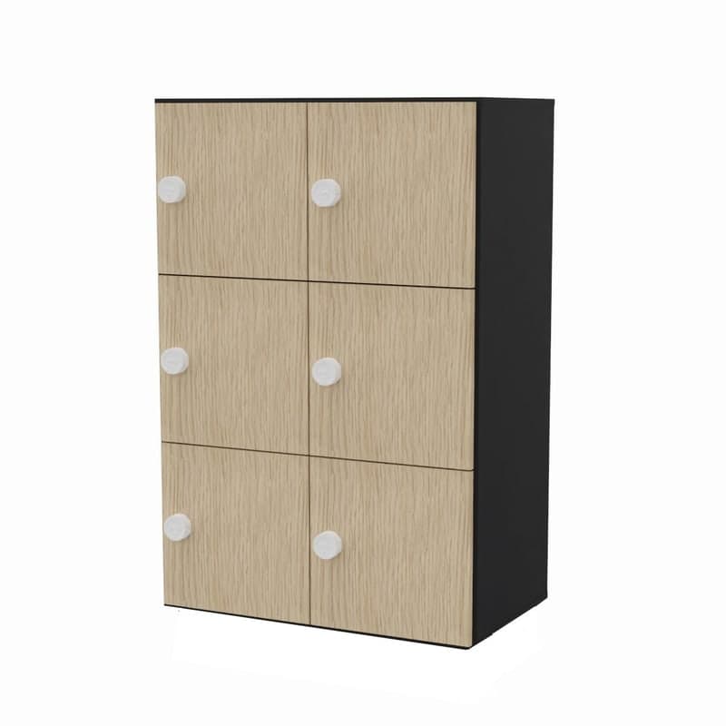 Casiers de bureau 6 cases EKO