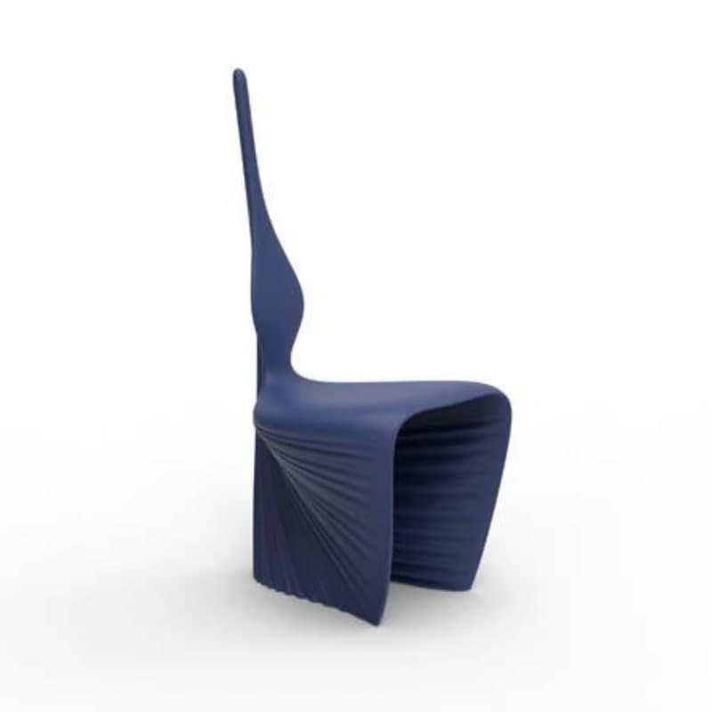 Chaise design in & out BIOPHILIA - bleu