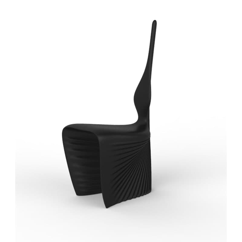 Chaise design in & out BIOPHILIA - noir