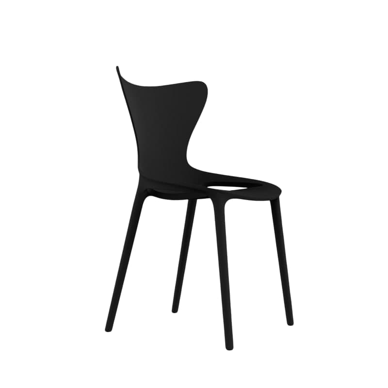 Chaise Design in & out LOVE - noir