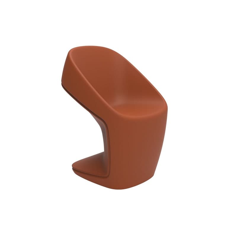 Chaise Design in & out UFO - argile