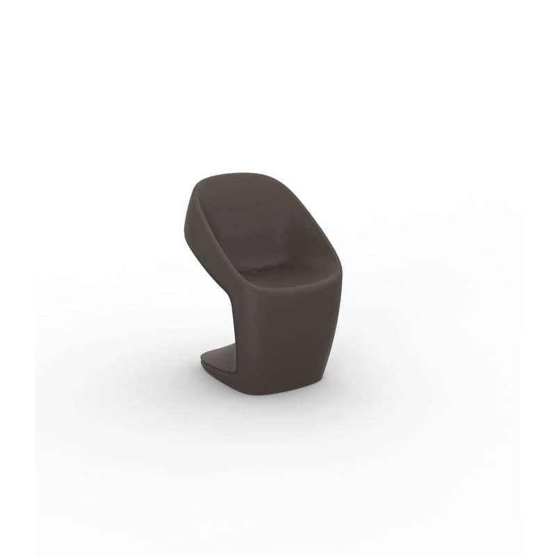 Chaise Design in & out UFO - marron