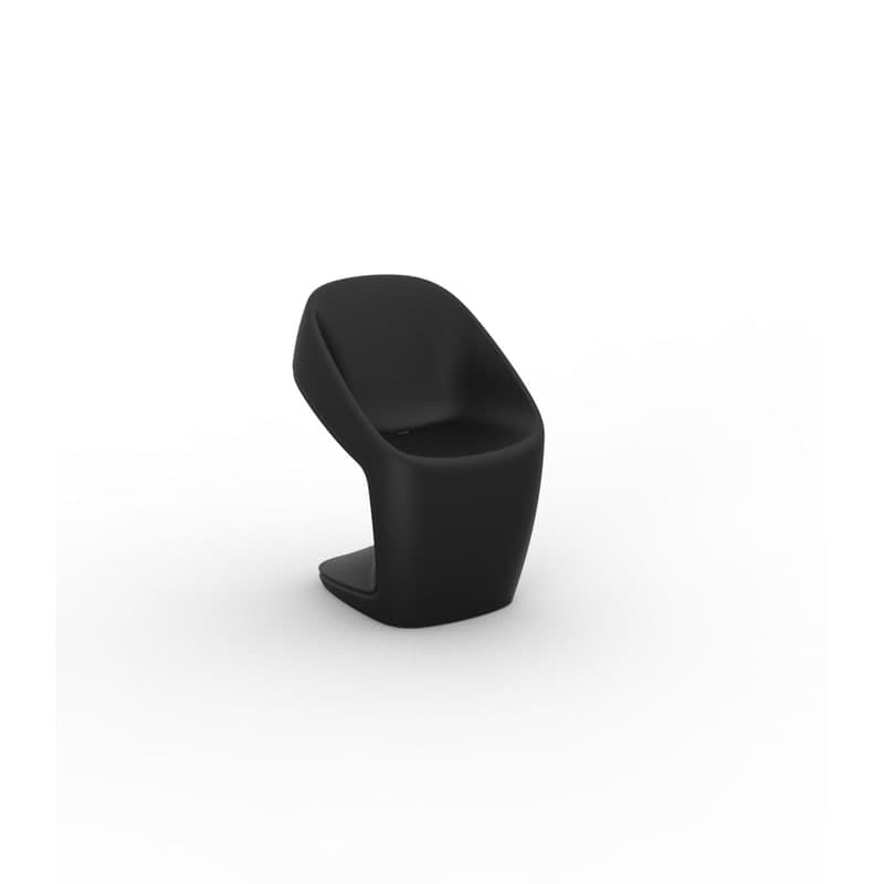 Chaise Design in & out UFO - noir