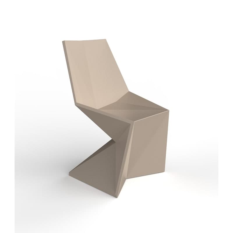 Chaise design in & out VERTEX - écru