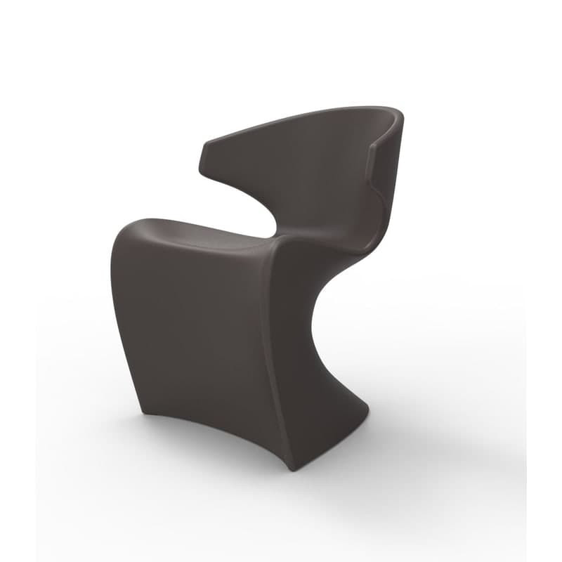 Chaise design in & out WING - marron