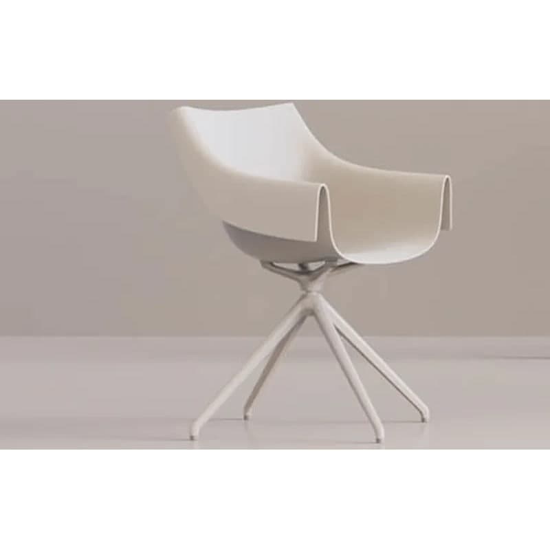 Chaise indoor MANTA pied pivotant