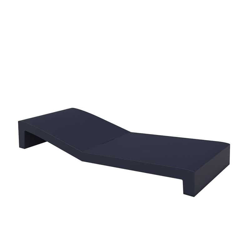 Chaise longue design JUT - bleu