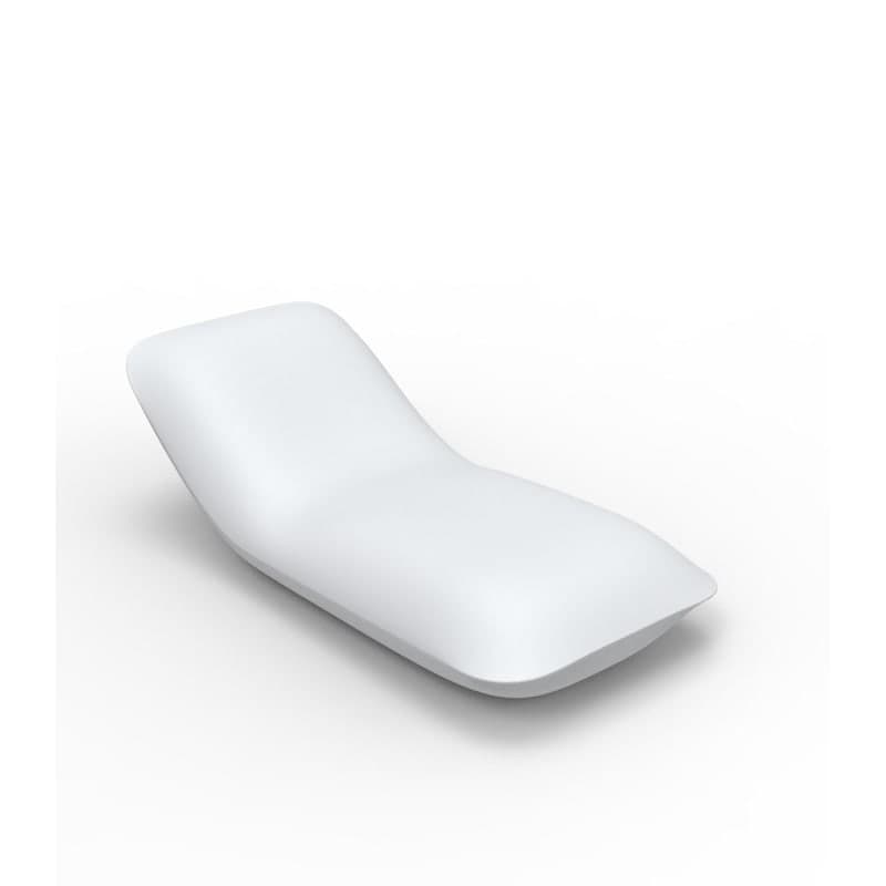 Chaise longue design PILLOW - blanc