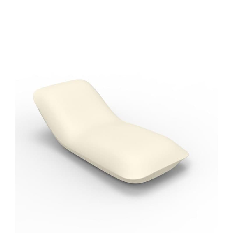 Chaise longue design PILLOW - crème