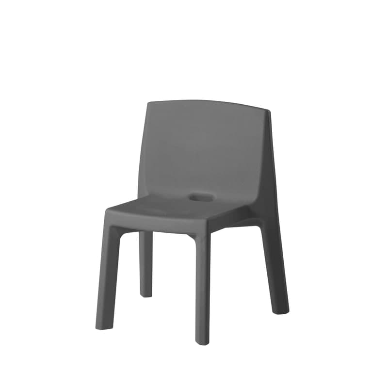 Chaises design Q4 - gris éléphant