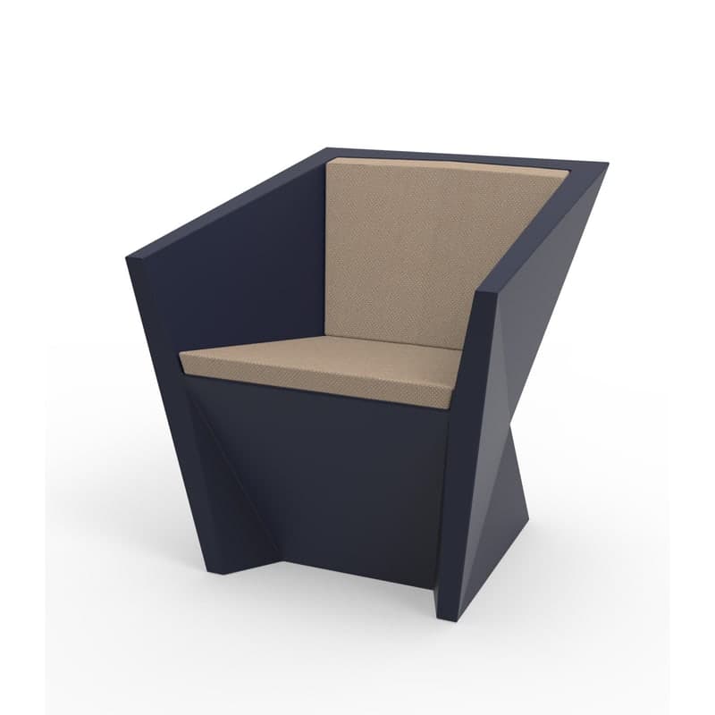Fauteuil design in & out FAZ - bleu