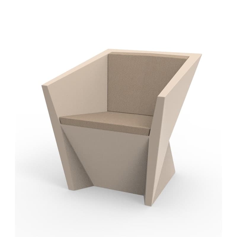 Fauteuil design in & out FAZ - écru