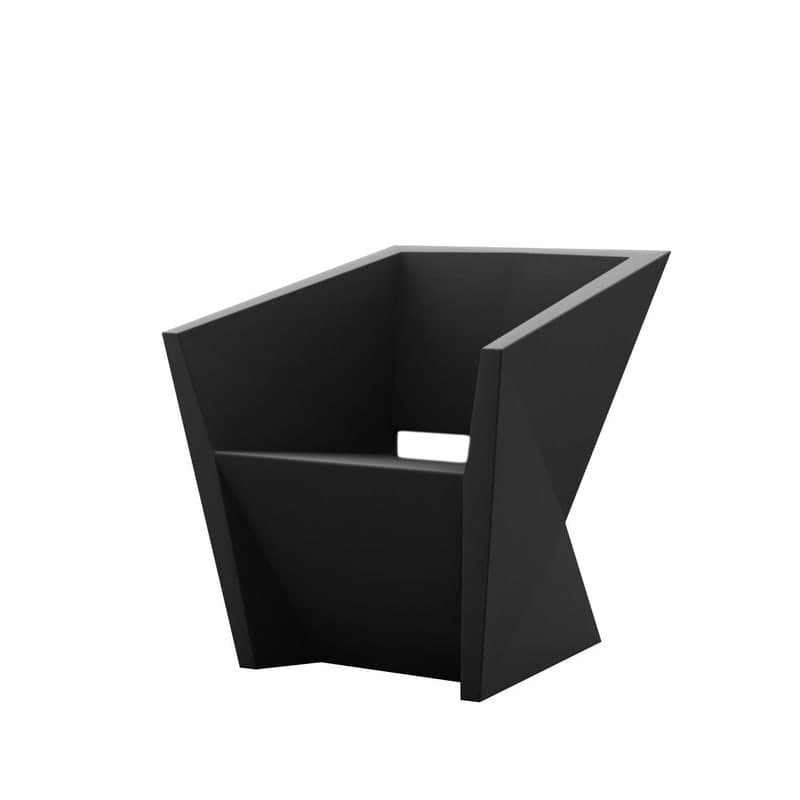 Fauteuil design in & out FAZ - noir